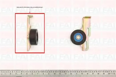 Натяжной ролик, поликлиновой  ремень FAI AutoParts купить