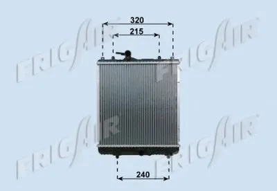 Радиатор, охлаждение двигателя FRIGAIR купить