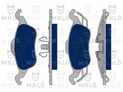 Комплект тормозных колодок, дисковый тормоз MALÒ купить
