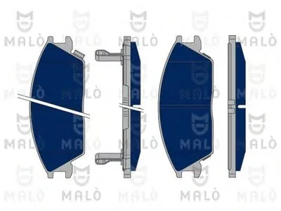 Комплект тормозных колодок, дисковый тормоз MALÒ купить