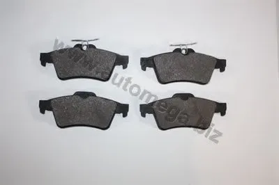 Комплект тормозных колодок, дисковый тормоз AutoMega Premium AUTOMEGA купить