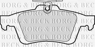 Комплект тормозных колодок, дисковый тормоз BORG & BECK купить