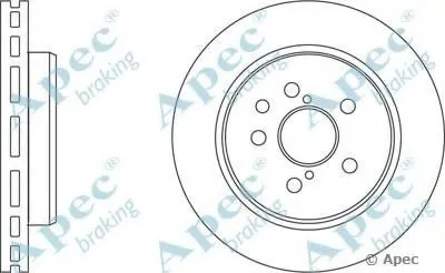 Тормозной диск APEC braking купить