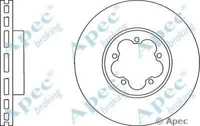 Тормозной диск APEC braking купить