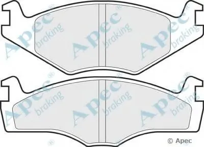 Комплект тормозных колодок, дисковый тормоз APEC braking купить