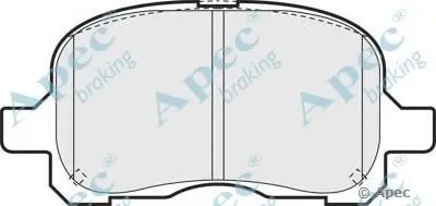 Комплект тормозных колодок, дисковый тормоз APEC braking купить