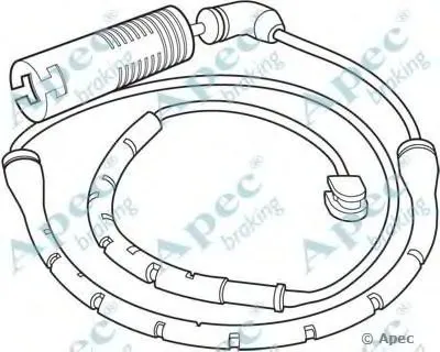 Указатель износа, накладка тормозной колодки APEC braking купить