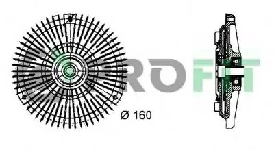 Сцепление, вентилятор радиатора PROFIT купить