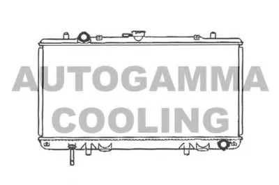 Радиатор, охлаждение двигателя AUTOGAMMA купить