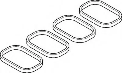 Комплект прокладок, впускной коллектор ELRING купить