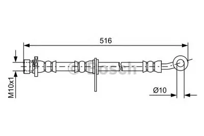 Тормозной шланг BOSCH купить