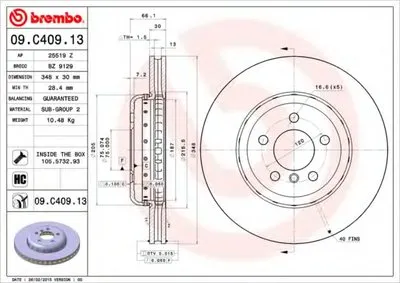 Тормозной диск TWO-PIECE DISCS LINE BREMBO купить