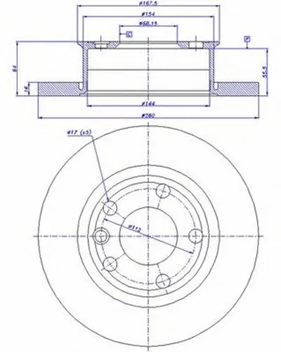 Тормозной диск CAR купить