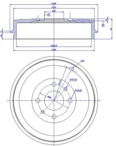 Тормозной барабан CAR купить