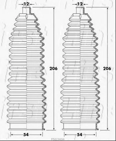 Пыльник, рулевое управление FIRST LINE купить
