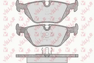 Комплект тормозных колодок, дисковый тормоз VILLAR купить