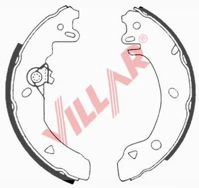 Комплект тормозных колодок VILLAR купить