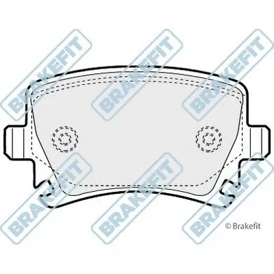 Комплект тормозных колодок, дисковый тормоз Brake Fit APEC braking купить