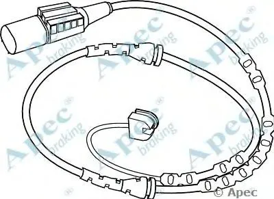 Указатель износа, накладка тормозной колодки APEC braking купить