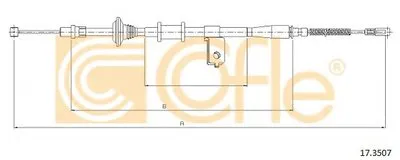 Трос, стояночная тормозная система COFLE купить