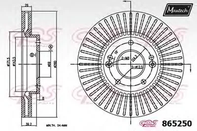 Тормозной диск R+ (Regular Plus) MAXTECH купить