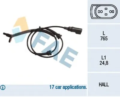 Датчик, частота вращения колеса FAE купить