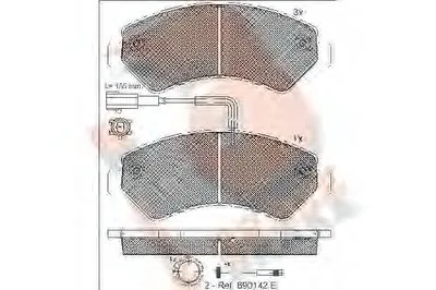 Комплект тормозных колодок, дисковый тормоз R BRAKE купить