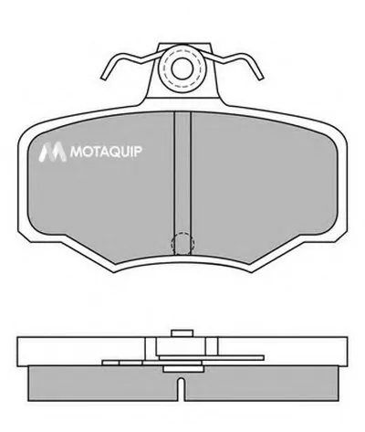 Комплект тормозных колодок, дисковый тормоз MOTAQUIP купить