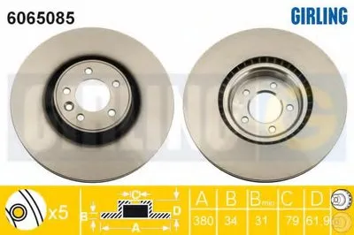Тормозной диск GIRLING купить