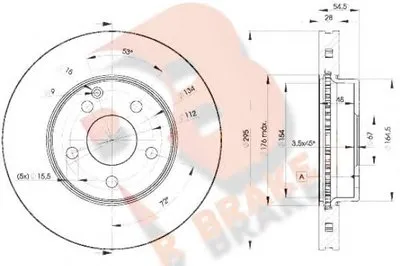 Тормозной диск R BRAKE купить