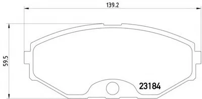 Комплект тормозных колодок, дисковый тормоз HELLA купить