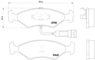 Комплект тормозных колодок, дисковый тормоз HELLA купить