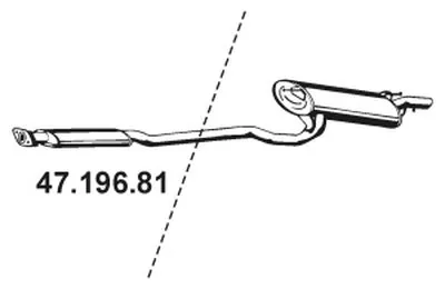 Средний глушитель выхлопных газов EBERSPÄCHER купить