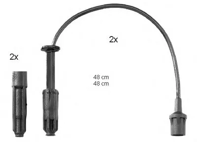 Комплект проводов зажигания BERU купить