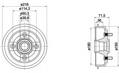 Тормозной барабан MINTEX купить