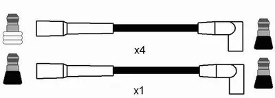 Комплект проводов зажигания NGK купить