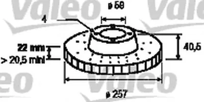 Тормозной диск VALEO купить