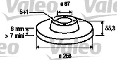 Тормозной диск VALEO купить