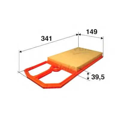 Воздушный фильтр VALEO купить