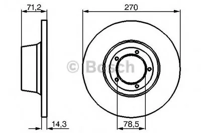 Тормозной диск BOSCH купить