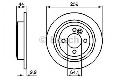 Тормозной диск BOSCH купить