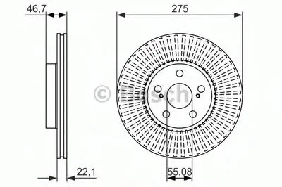 Тормозной диск BOSCH купить
