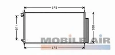 Конденсатор, кондиционер VAN WEZEL купить