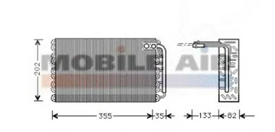 Испаритель, кондиционер VAN WEZEL купить