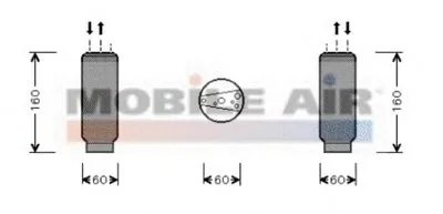 Осушитель, кондиционер VAN WEZEL купить