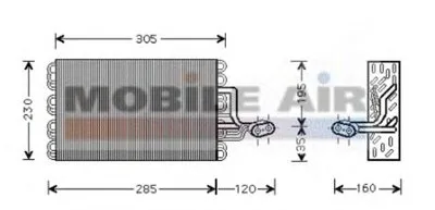 Испаритель, кондиционер VAN WEZEL купить