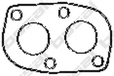 Прокладка, труба выхлопного газа BOSAL купить