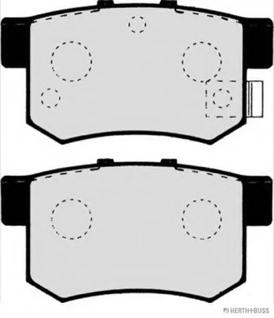Комплект тормозных колодок, дисковый тормоз HERTH+BUSS JAKOPARTS купить