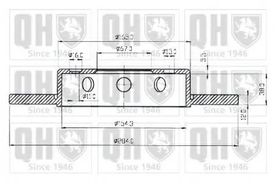 Тормозной диск QUINTON HAZELL купить