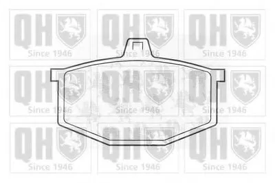 Комплект тормозных колодок, дисковый тормоз QUINTON HAZELL купить